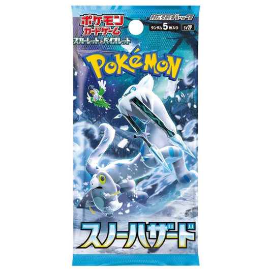 Snow Hazard SV2P Booster Pack - Japanese Pokemon TCG