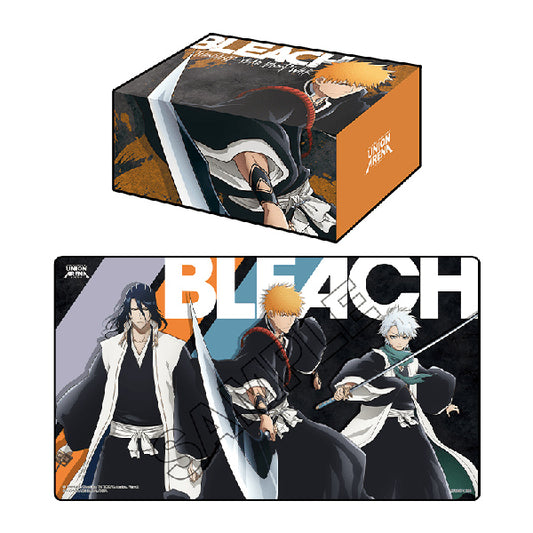 Union Arena: Playmat & Half Storage Box Set- BLEACH: Thousand-Year Blood War. New.