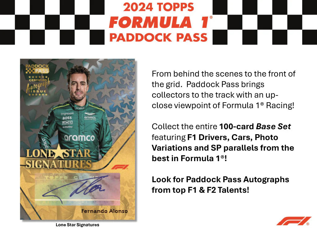 2024 Topps Formula 1 Paddock Pass Hobby Box!