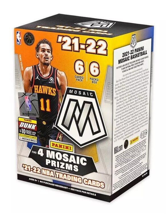 2021-22 Panini Mosaic Basketball Blaster Box