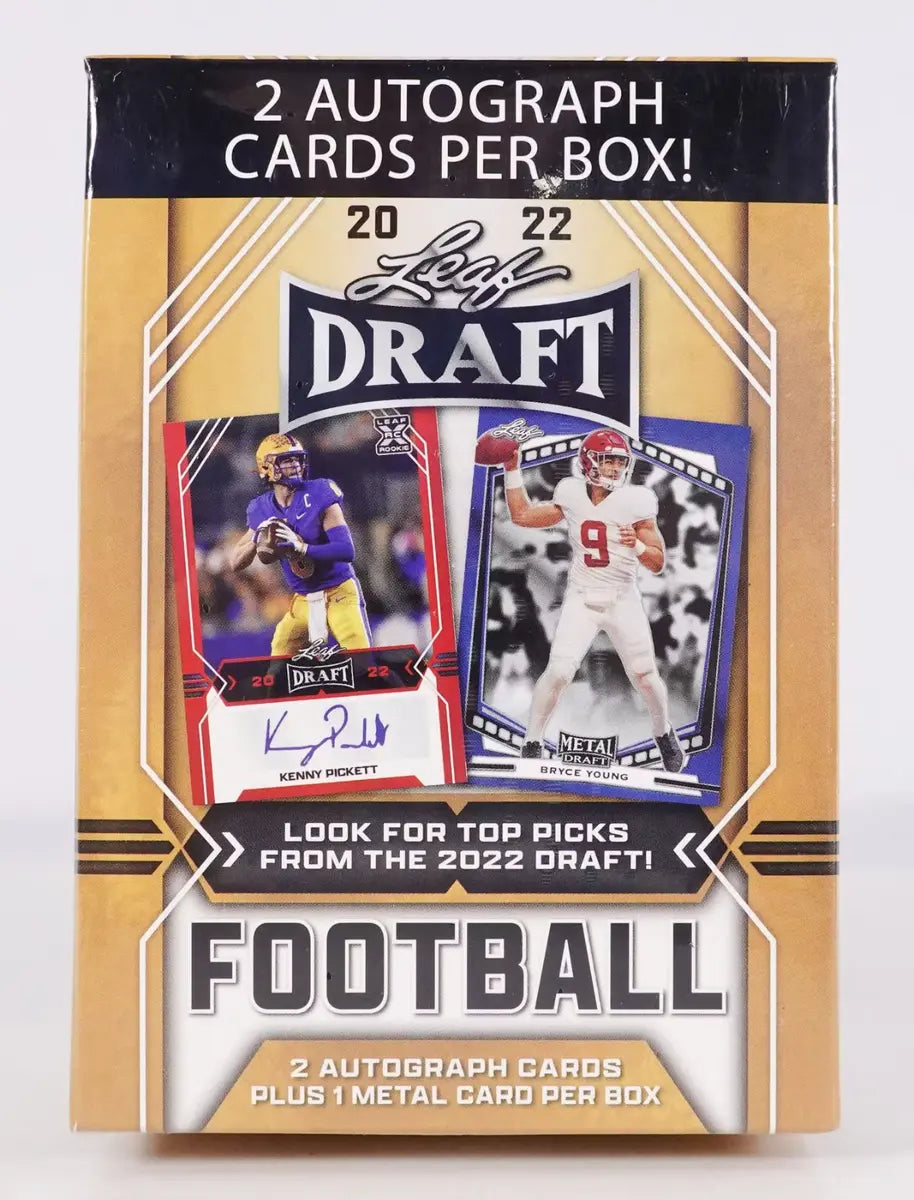 2022 Leaf Draft Football Blaster Box (Gold)