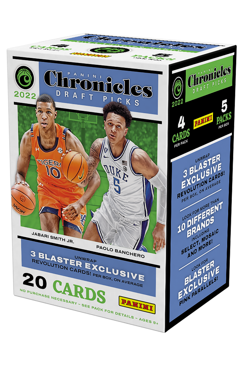 2022 Panini Chronicles Draft Picks Basketball Blaster Box