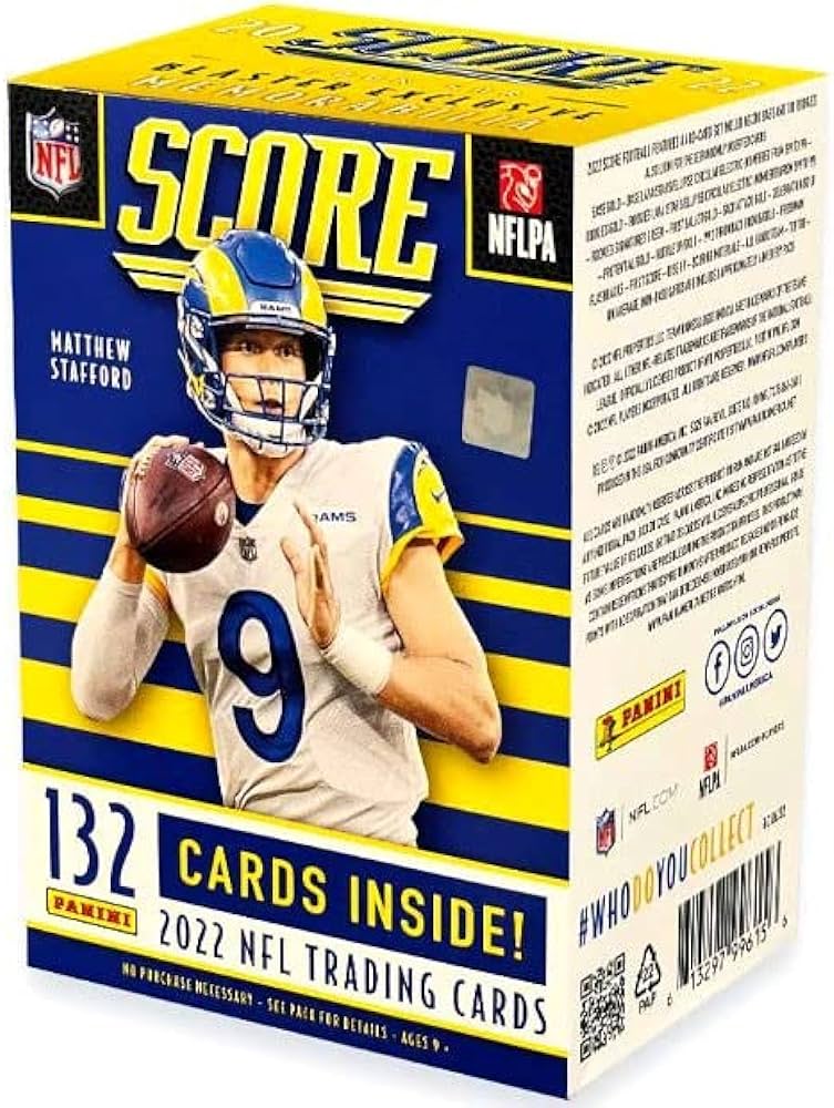 2022 Panini Score Football Blaster Box