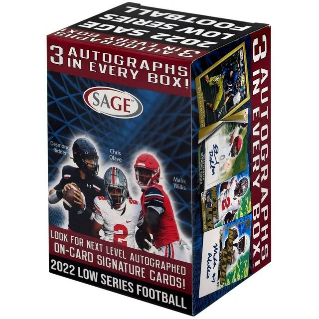 2022 Sage Low Series Football Blaster Box