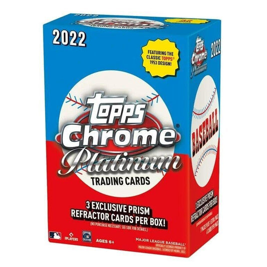 2022 Topps Chrome Platinum Baseball Blaster Box