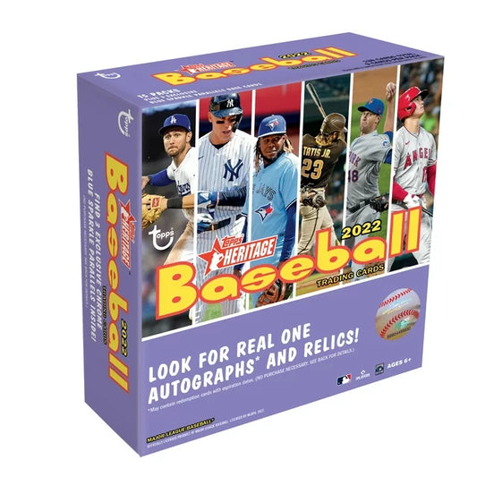 2022 Topps Heritage Baseball Hobby Box