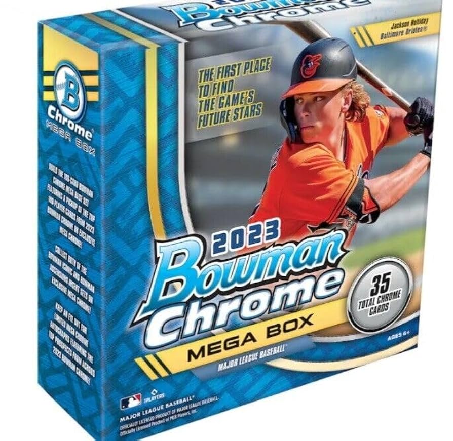 2023 Bowman Chrome Baseball Mega Box. New.