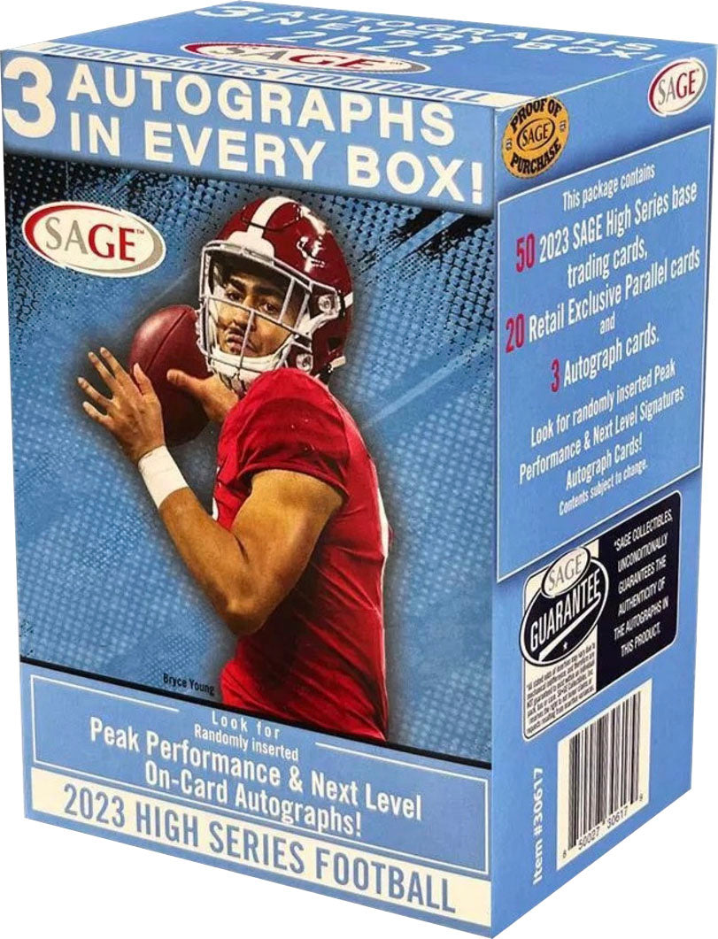 2023 Sage High Series Football Blaster Box