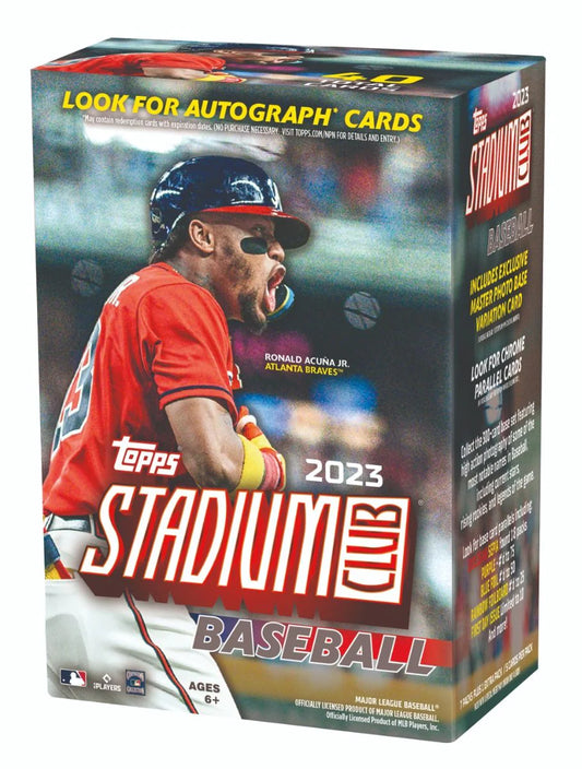 2023 Topps Stadium Club Baseball Blaster Box