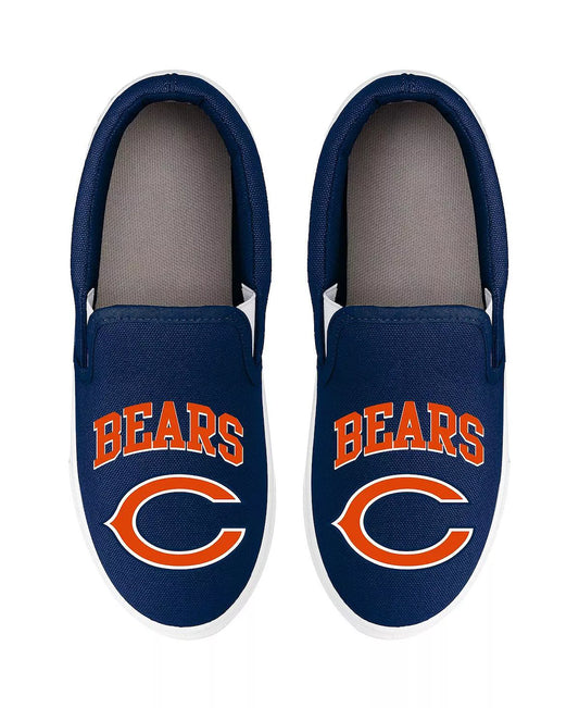 FOCO Chicago Bears Big Logo Slip-On Sneakers (Women's 7)Shoes.