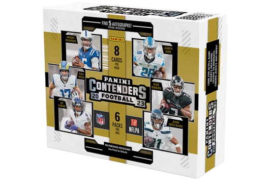 2023 Panini Contenders NFL Trading Card Box (Hobby). New. 5 Auto's!