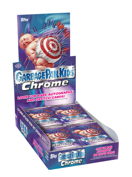 2025 Topps Chrome Garbage Pail Kids Hobby Pack. New.