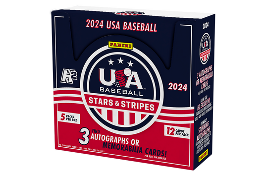 2024 Panini USA Stars & Stripes Hobby 2 Baseball Box. New.