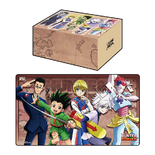 Union Arena: Playmat & Half Storage Box Set- HUNTER×HUNTER. New.