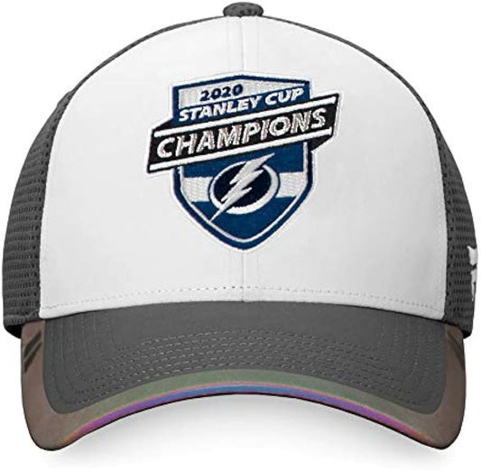 Fanatics Tampa Bay Lightning 2020 Stanley Cup Champions Adjustable Hat