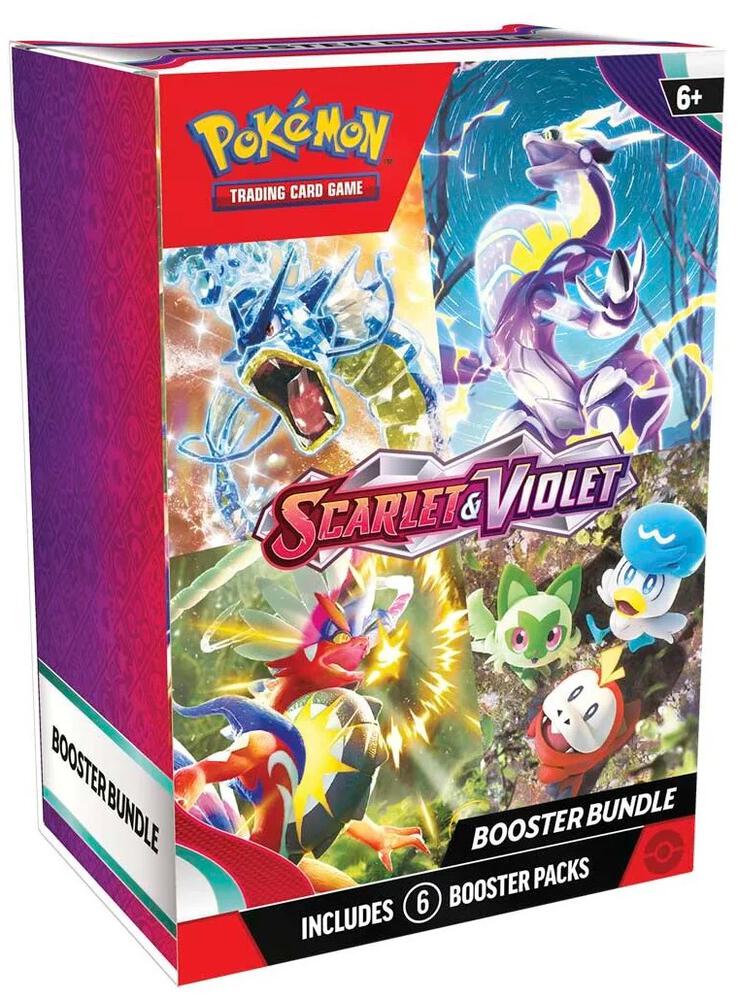 Pokemon Scarlet & Violet Booster Bundle. New. 6 Booster Packs.