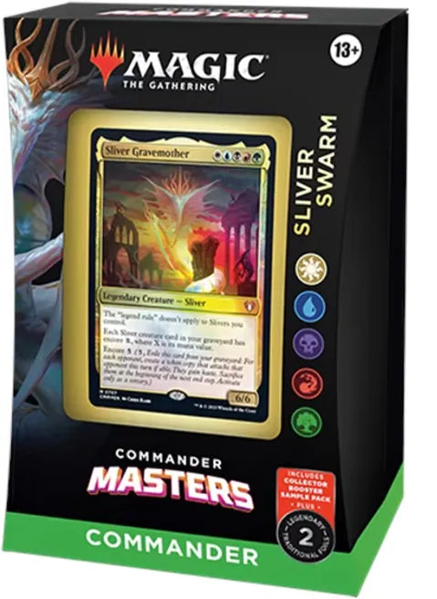 Magic The Gathering Commander Masters Commander Decks. Silver Swarm. New.