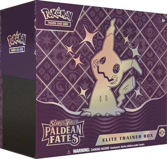 Pokemon Paldean Fates Scarlet & Violet Elite Trainer Box. New.