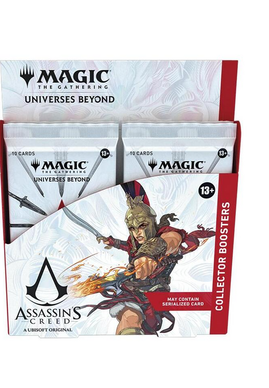 Magic The Gathering Assasins Creed Collectors Booster Sealed Pack.