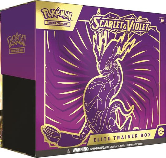 Pokémon TCG: Scarlet & Violet Elite Trainer Box - Miraidon. New.