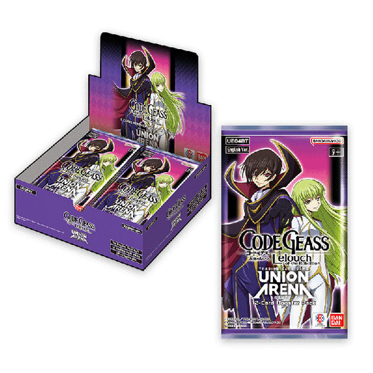 Union Arena: CODE GEASS: Lelouch of the Rebellion Booster Pack. New.