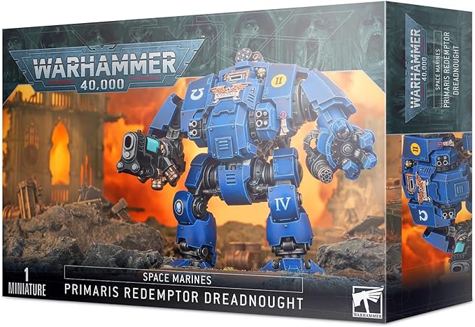 Warhammer 40,000 Space Marines Primaris Redemptor Dreadnought one miniature. New.