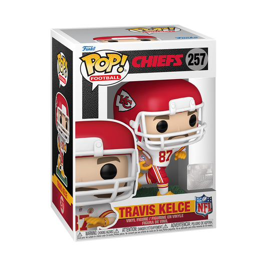 Funko Pop! Travis Kelce ( Kansas City Chiefs Away Uniform) #257.