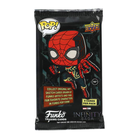 2023 Upper Deck Pop Funko Marvel The Infinity Saga Sealed Card Pack. New.