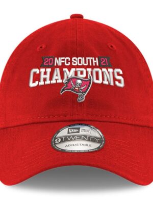 New Era Tampa Bay Buccaneers 2021 South Division Champions Adjustable Hat