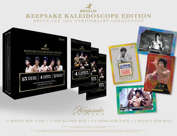 2024 Bruce Lee Keepsake 50th Anniversary Kaleidoscope Edition. Sealed Pack.