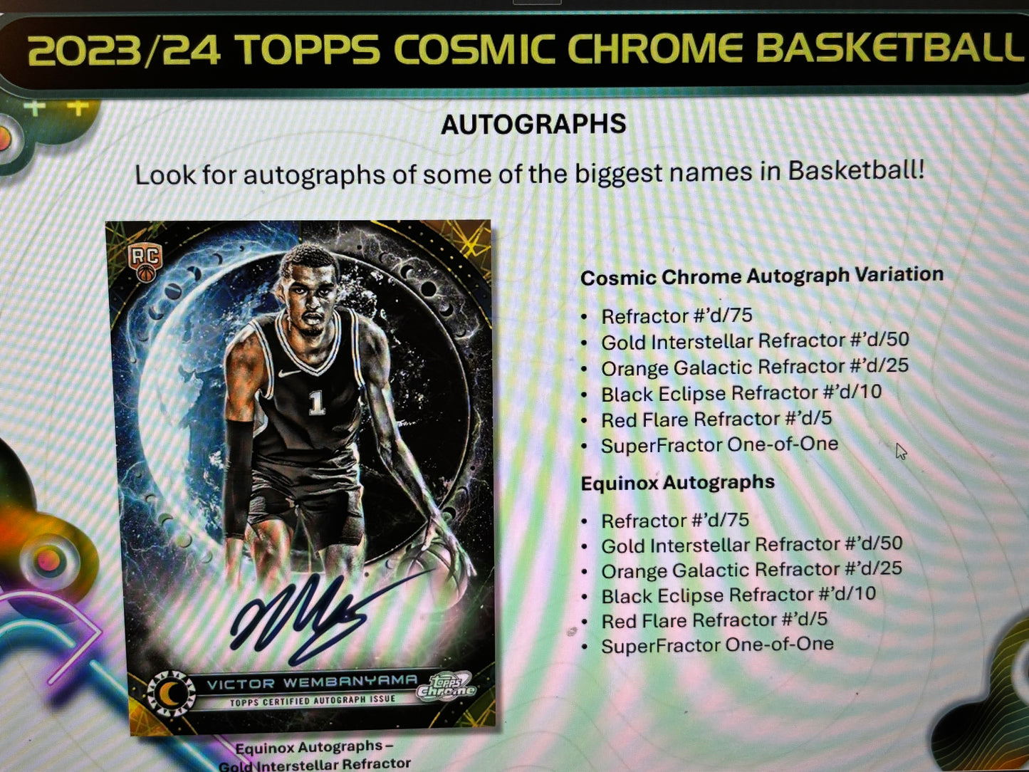 2023-24 Topps Chrome Cosmic Basketball Hobby Box!