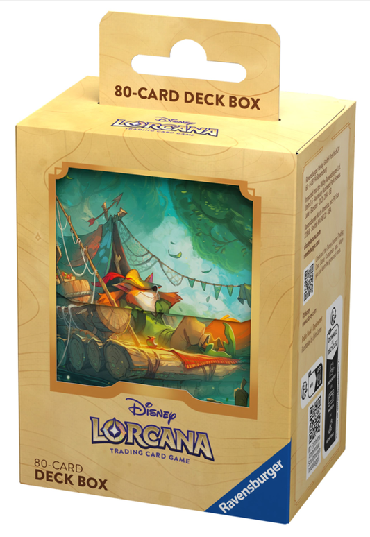 Disney Lorcana 80-Card Deck Box (Robin Hood)