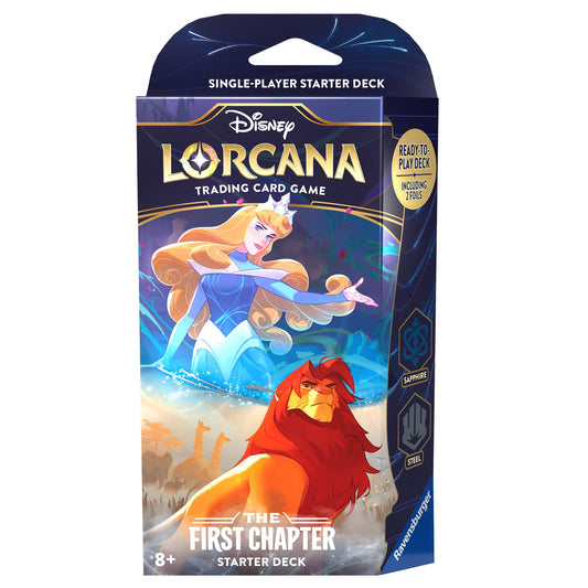 Disney Lorcana The First Chapter Starter Deck Sapphire & Steel