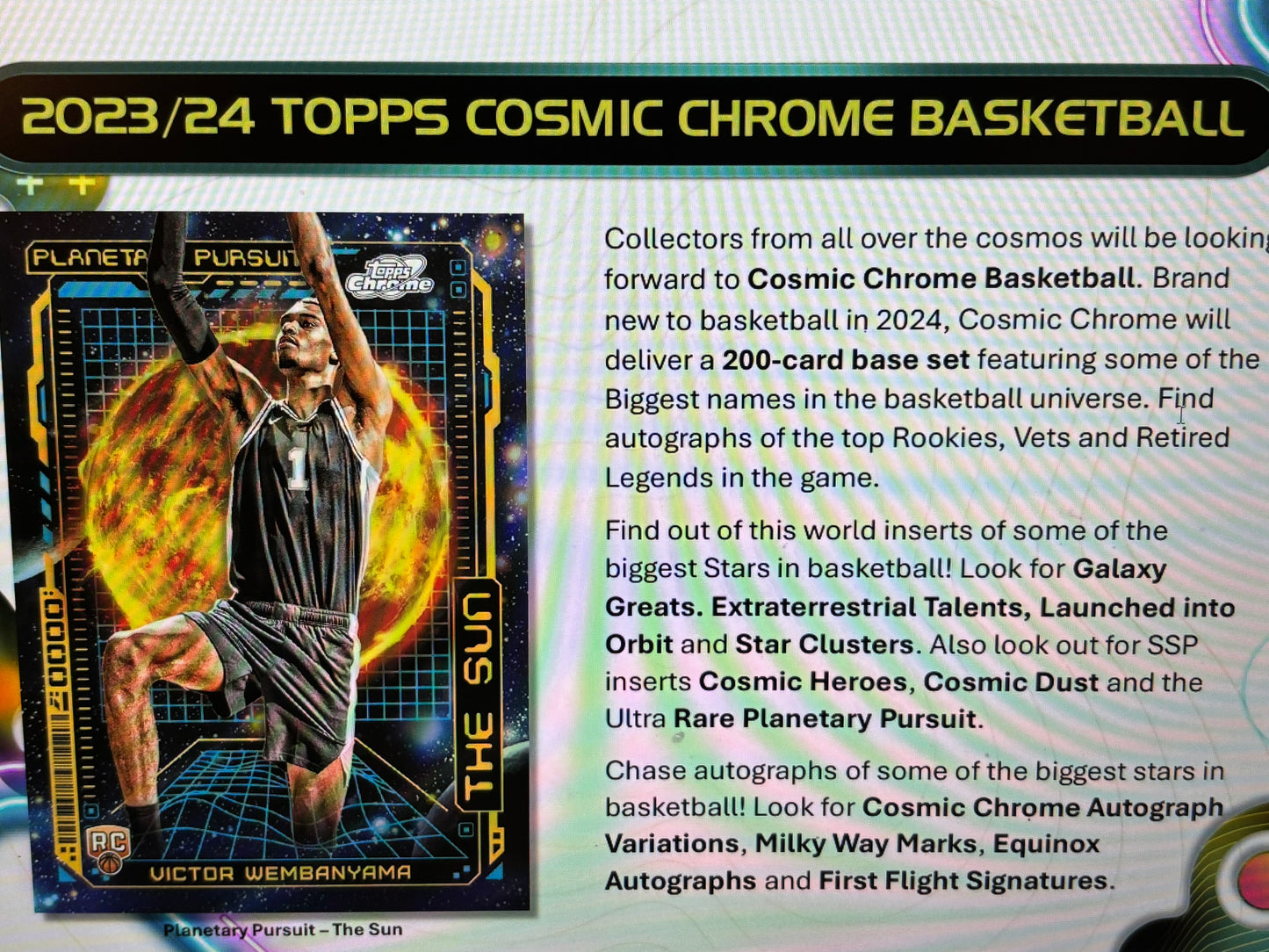 2023-24 Topps Chrome Cosmic Basketball Hobby Box!