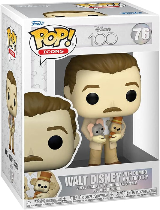 Funko POP! Walt Disney and Dumbo & Timothy Plush #76