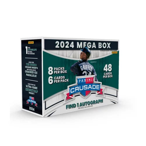 2024 Panini Crusade Baseball Trading Card Mega Box.