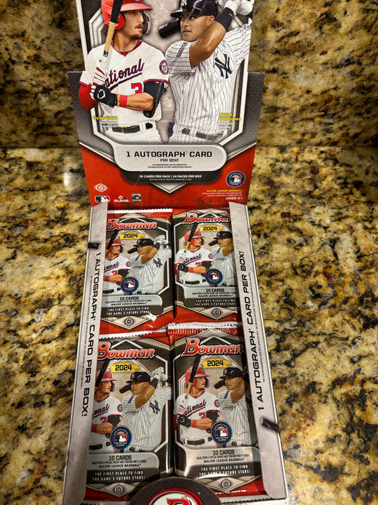 2024 Bowman MLB Hobby Pack. New.