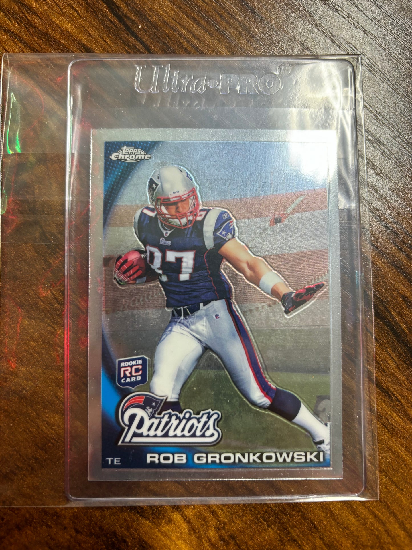 2010 Rob Gronkowski Football Rookie Card #C112 Topps Chrome RC Patriots NFL.