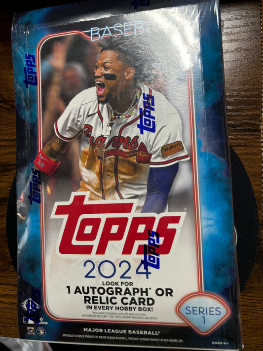 2024 Topps MLB Series 1 Hobby Box New.