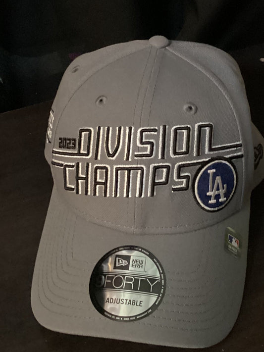 Los Angeles Dodgers 2023 Division Champs Hat. Adjustable. New.