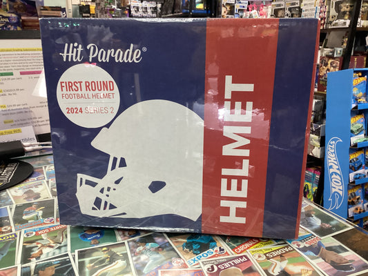 2024 Hit Parade Autographed Football Helmet Series 2 Hobby Box - First Round Edition.