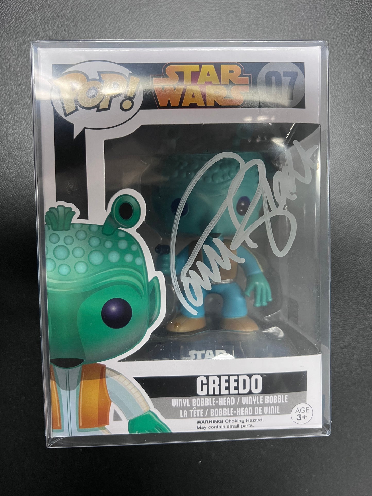 Funko POP! Greedo #07 Autographed by Paul Blake