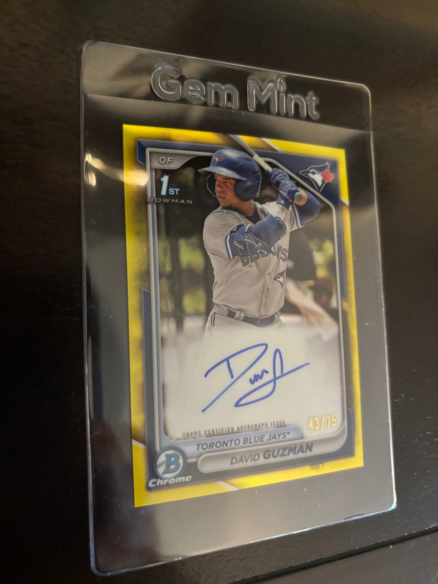 2024 Bowman 1st Bowman David Guzman Autograph 43/75!