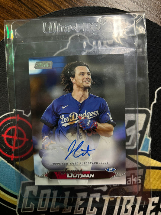 2024 Topps Stadium Club James Outman Autograph. #SBCA-JOU. Mint. Nice On Card Auto.