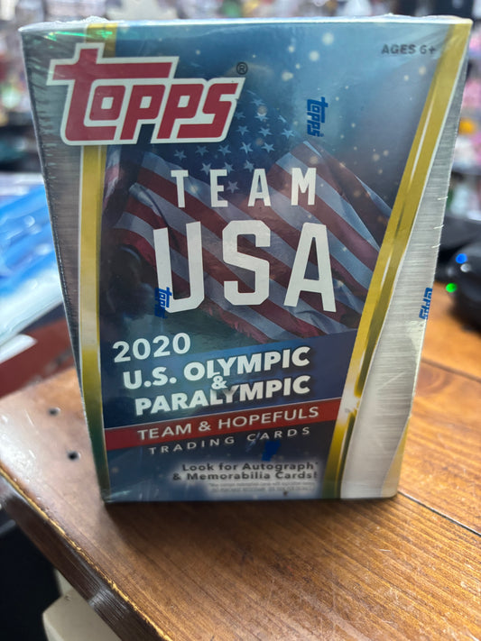 2020 Topps Team USA Olympics & Paralympics Blaster Box. New.