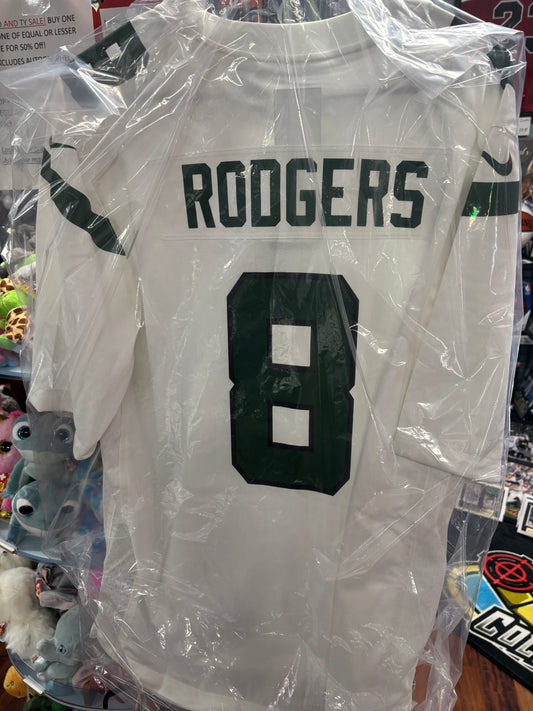 Aaron Rodgers New York Jets Nike Game Jersey - White. X Large. New.