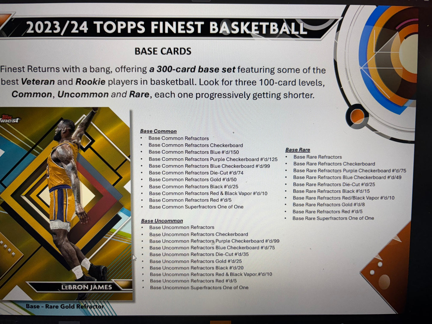 2023-24 Topps Finest NBA Hobby Breaker Pre-Order! 2 Auto's!