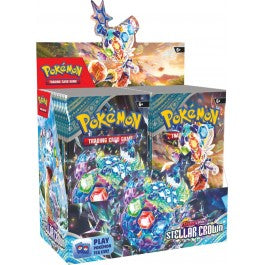 Pokemon Scarlet and Violet 7 Stellar Crown Booster Box. New.