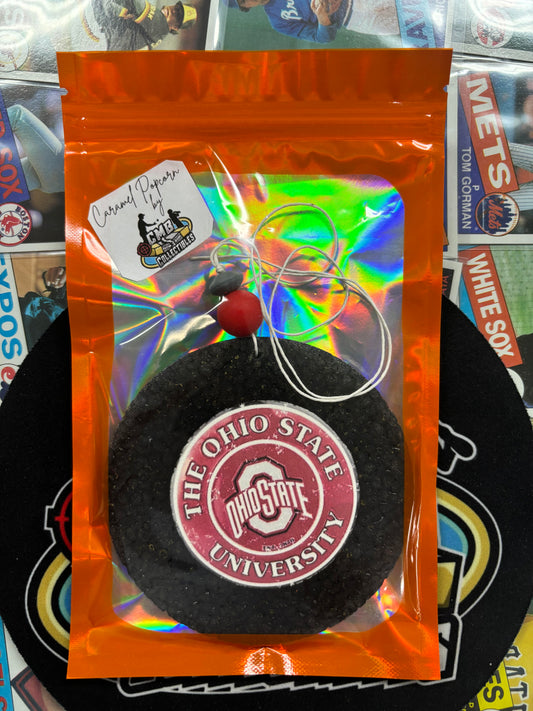 Freshie Carmel Popcorn by CMB Collectibles Ohio State Buckeyes!