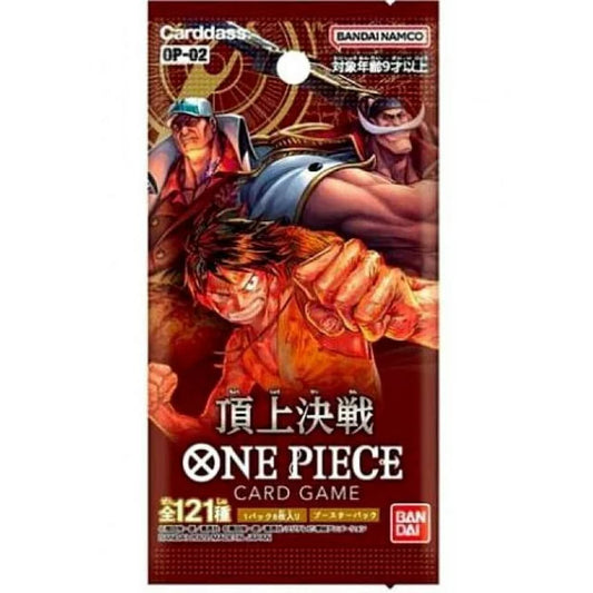 One Piece Trading Card Game Paramount War Booster Pack (JAPANESE, 6 Cards). New.